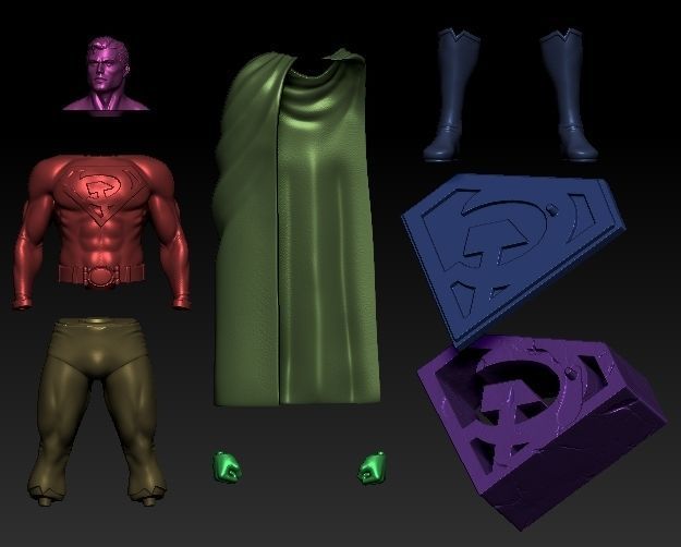 Superman Red Son 3D print model_3