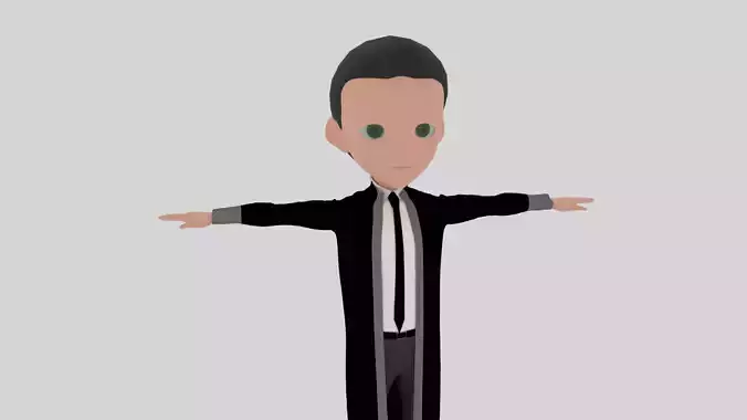 Graduate - Cartoon Character Man