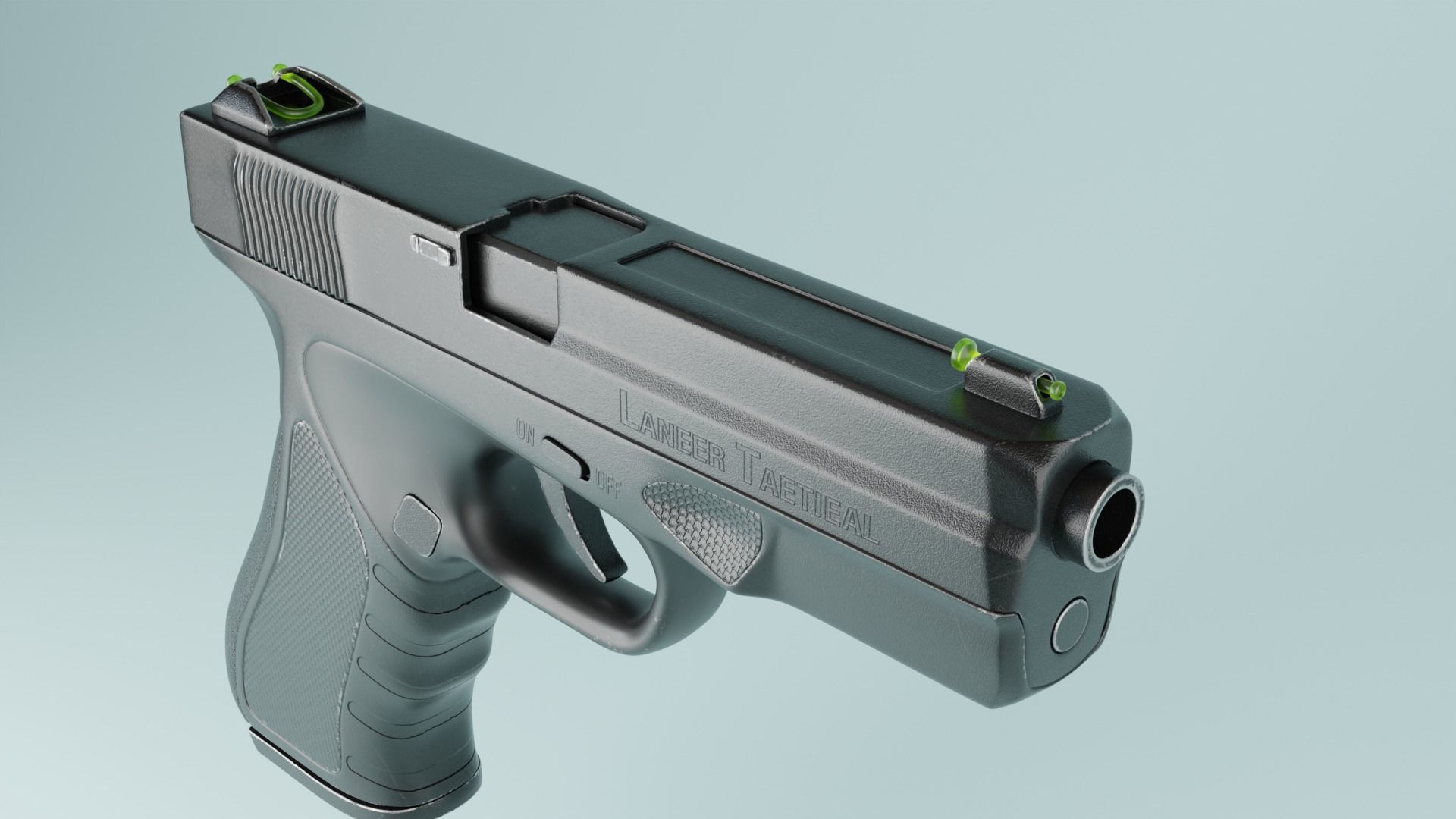 Pistol 3D model_5