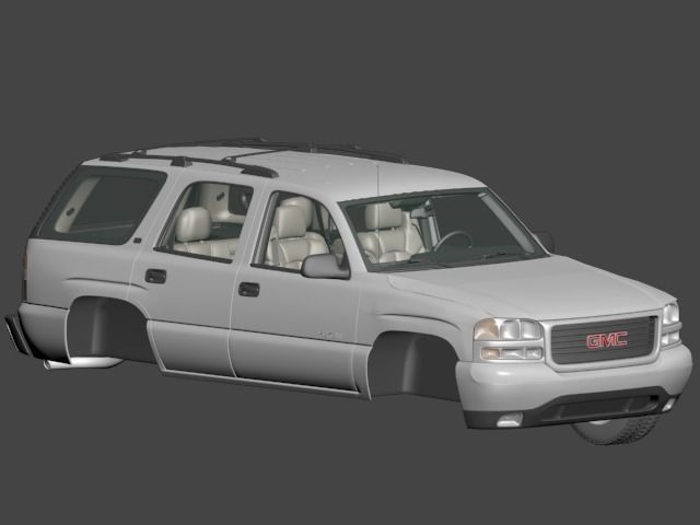 GMC Yukon 2000 - 2006 3D model_2