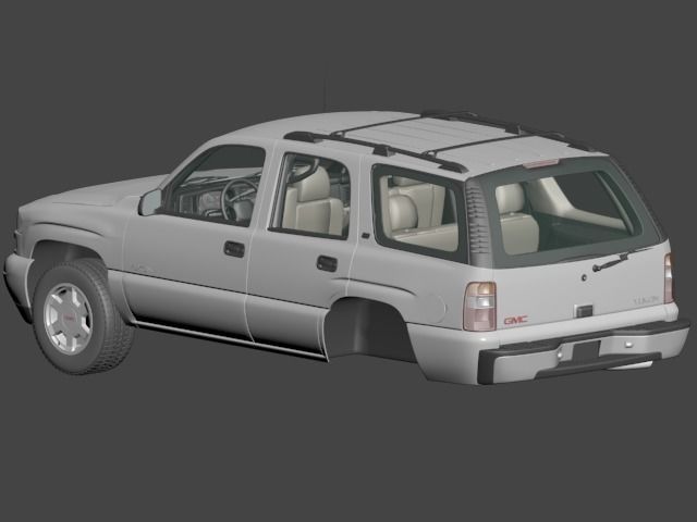 GMC Yukon 2000 - 2006 3D model_1