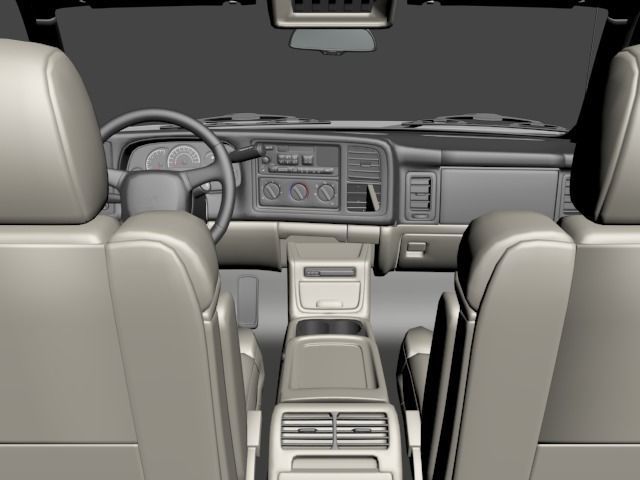 GMC Yukon 2000 - 2006 3D model_6