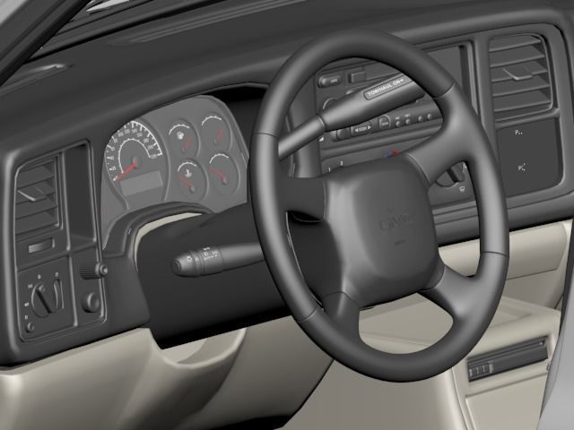 GMC Yukon 2000 - 2006 3D model_5