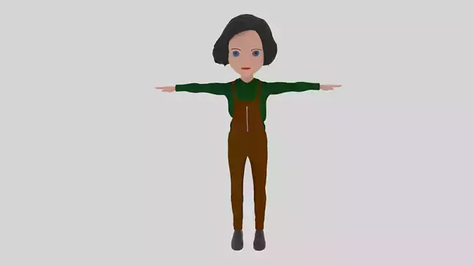 Plumber - Cartoon Character Woman