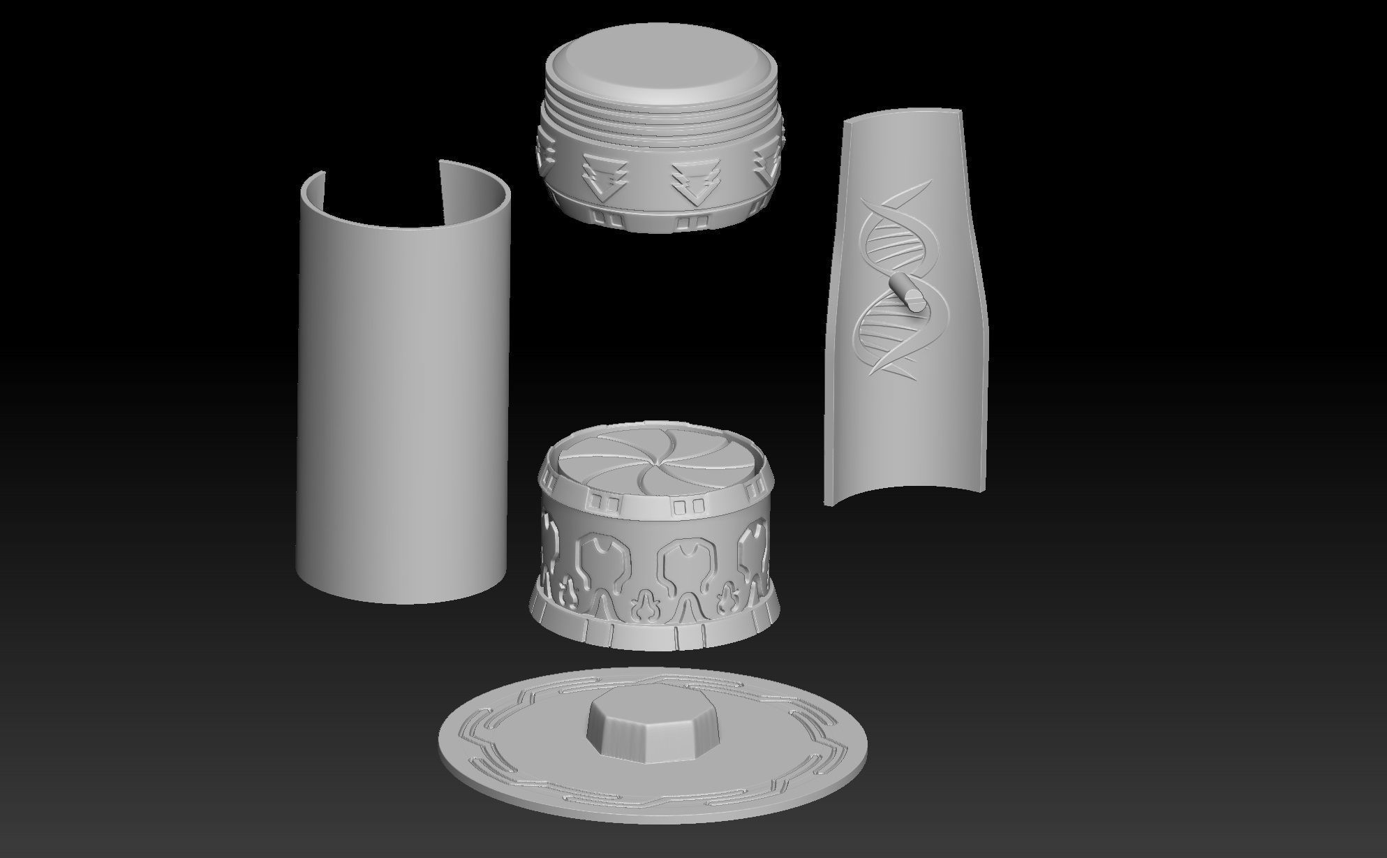 Pokemon Meganium Clone 3D print model_5