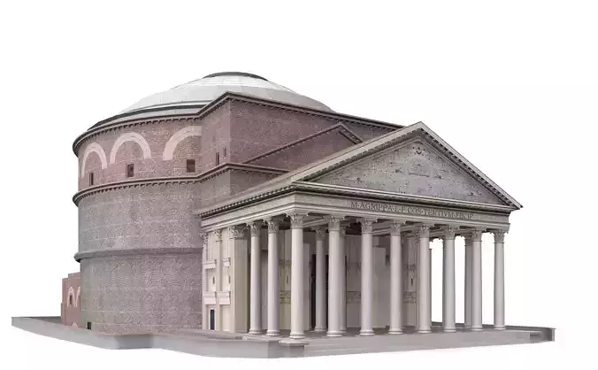 Pantheon in Rome Italy 3D model