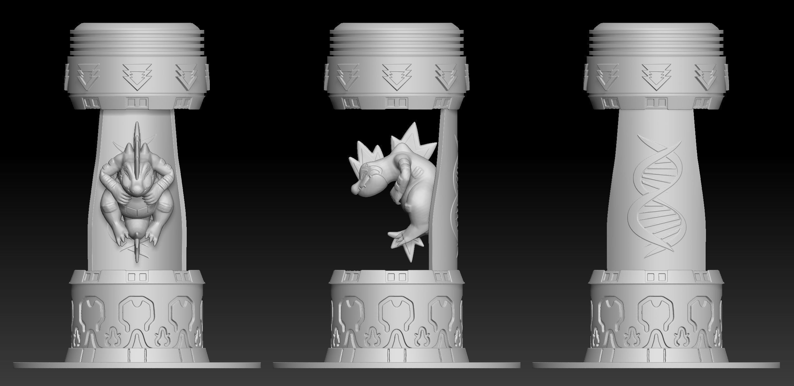 Pokemon Feraligatr Clone 3D print model_3