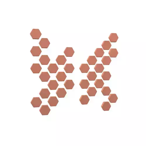 Hexagon Design Element V2 002