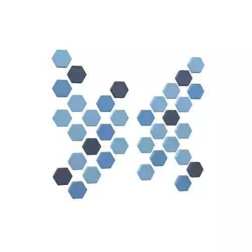 Hexagon Design Element V2 003