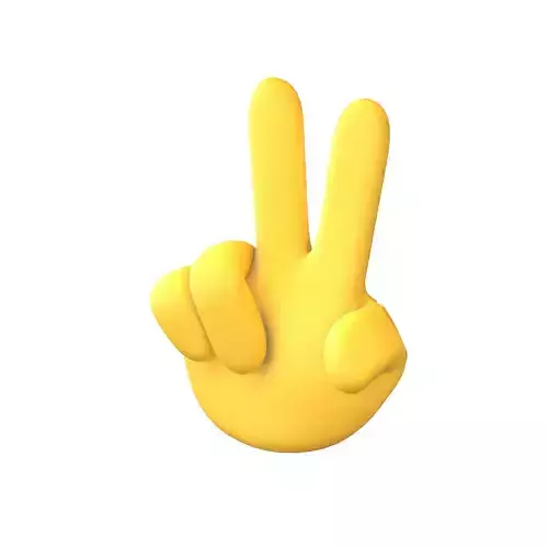 Two Finger Up Hand v1 006