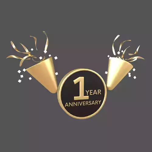 One Year Anniversary Medal V1 001