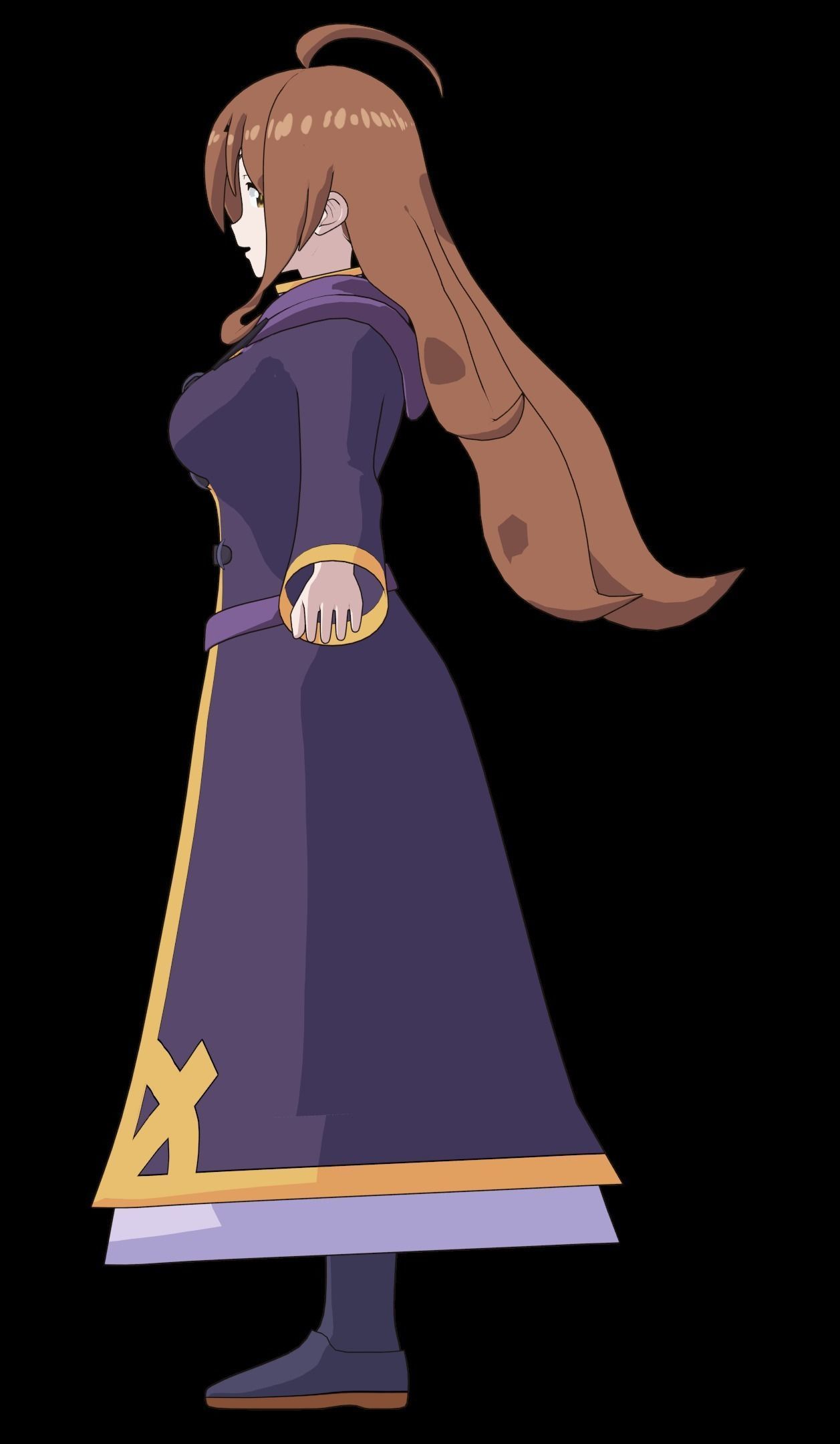 Wiz Konosuba - Model 3D Blender Low-poly 3D model_7