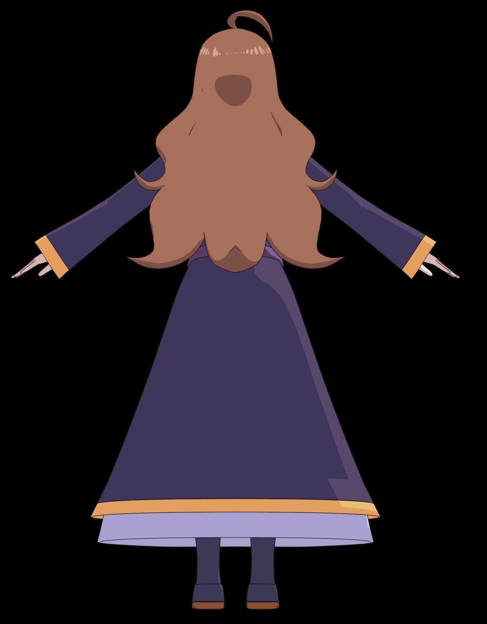 Wiz Konosuba - Model 3D Blender Low-poly 3D model_8