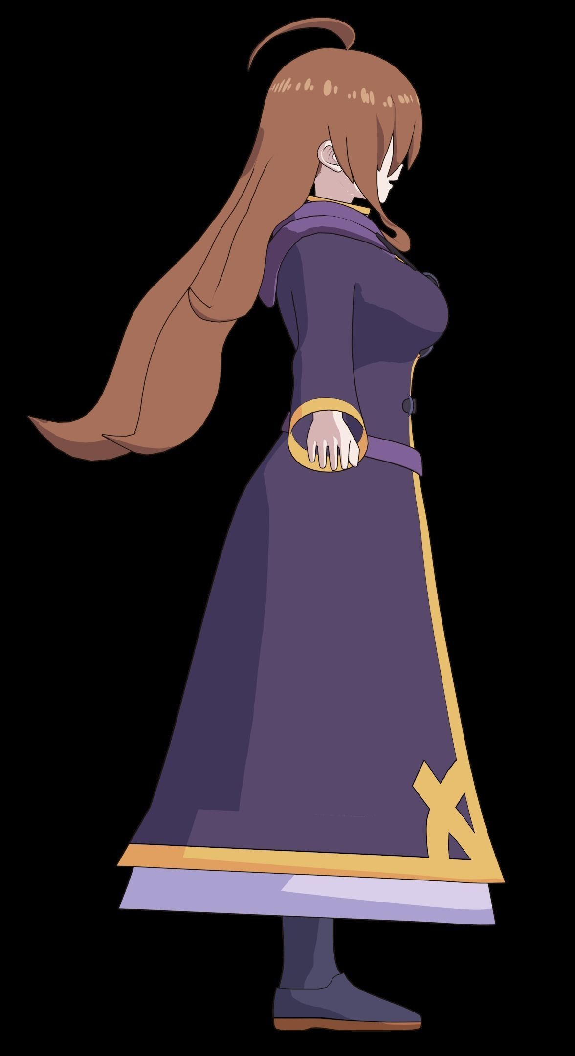 Wiz Konosuba - Model 3D Blender Low-poly 3D model_9