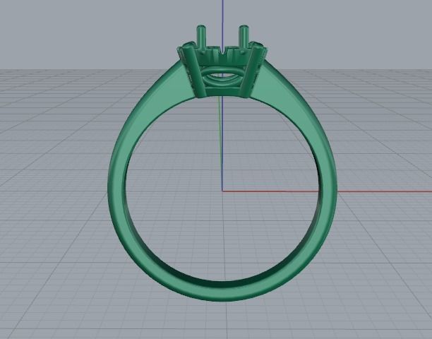 Engagement halo rings Model 3695 3D print model_3
