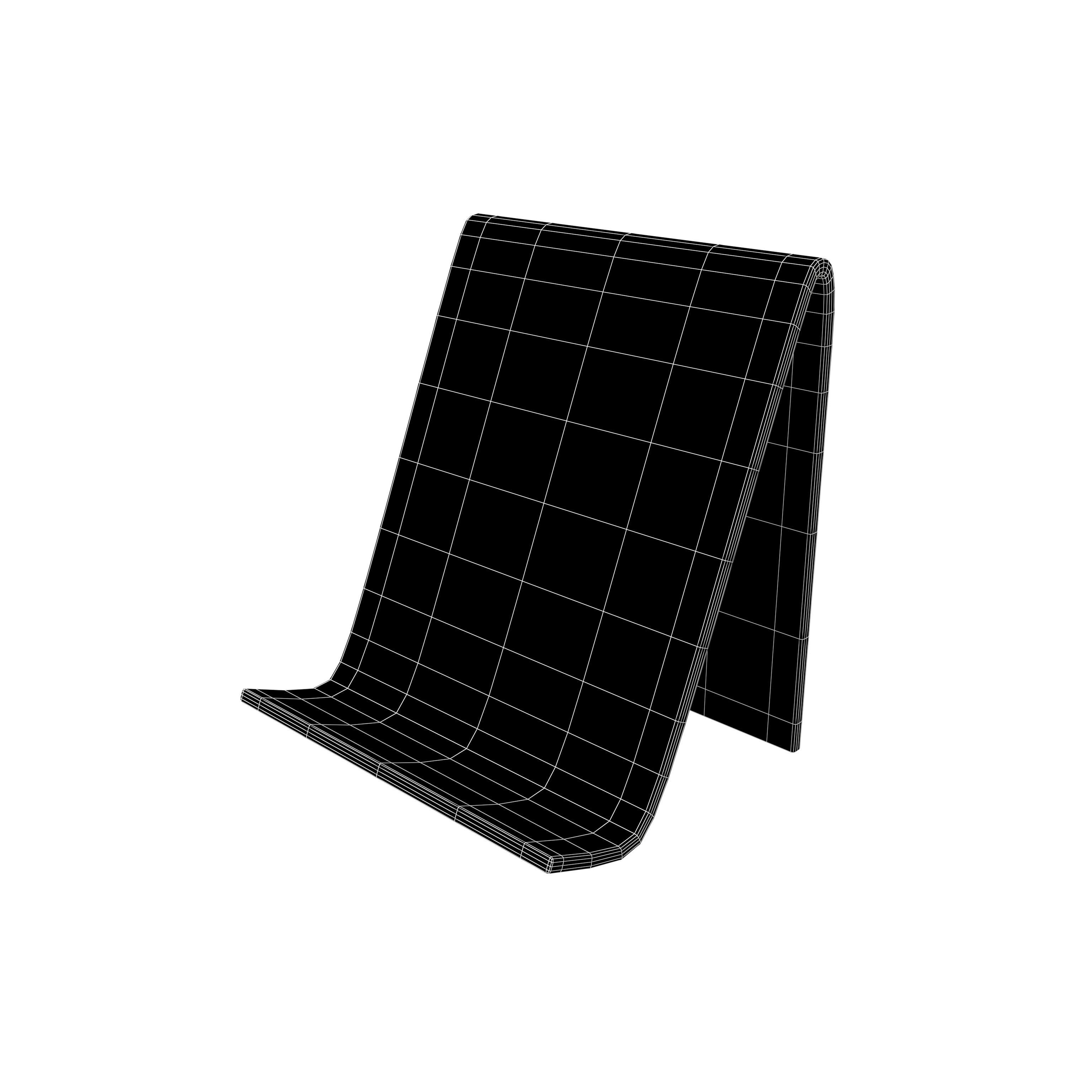 Book Holder V1 002 Low-poly 3D model_5