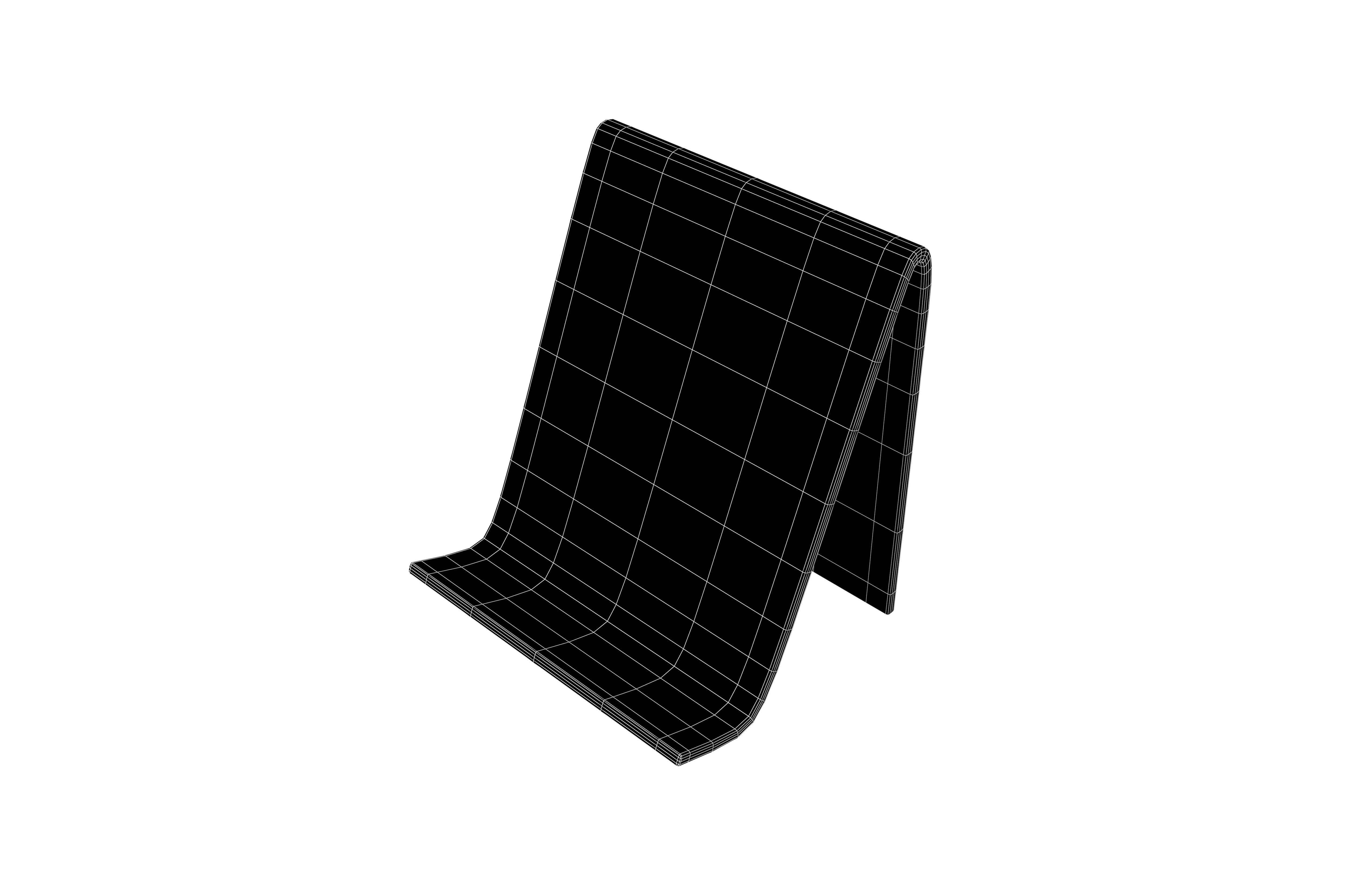 Book Holder V1 002 Low-poly 3D model_7