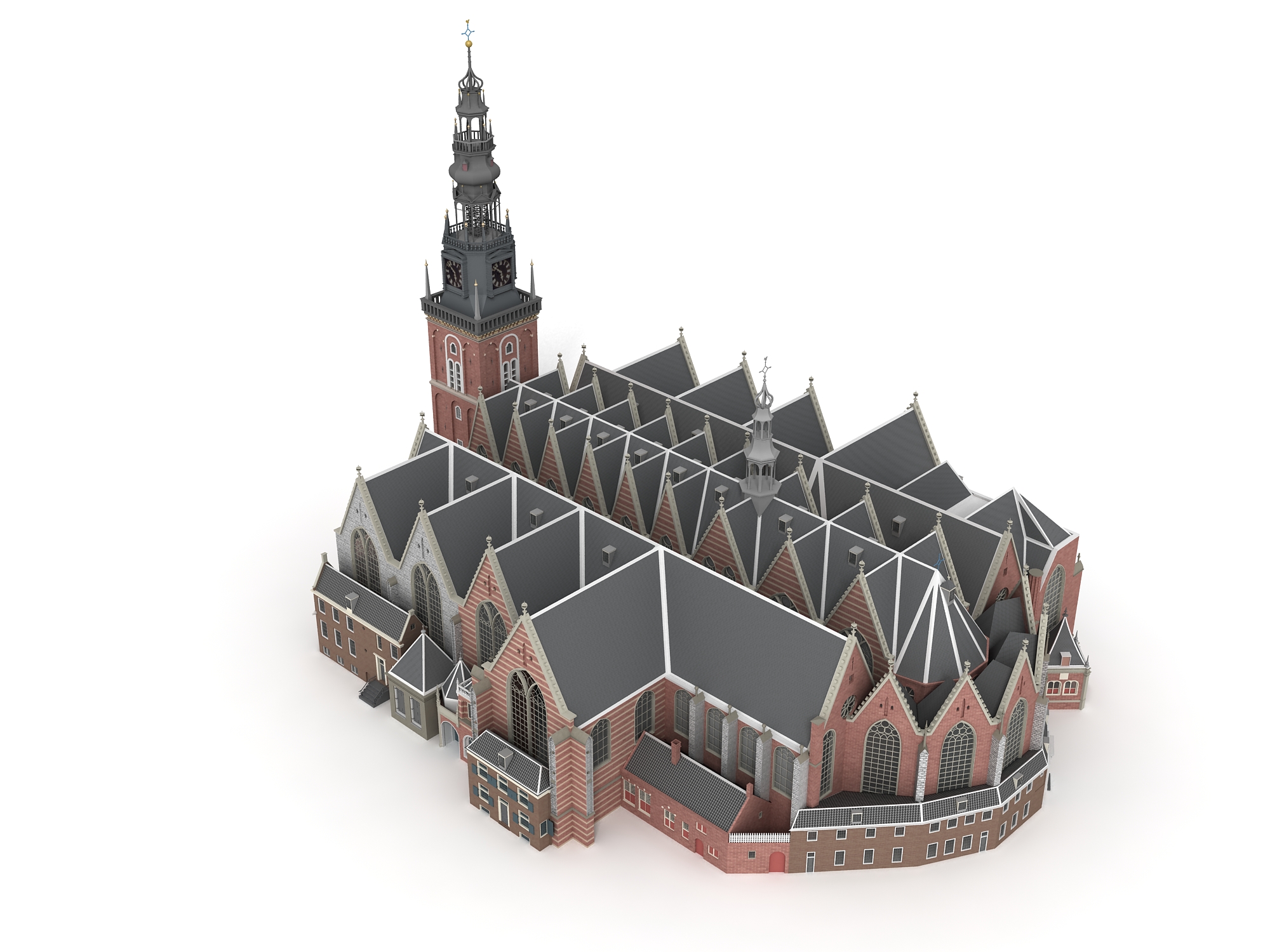Oude Kerk 3D model_8