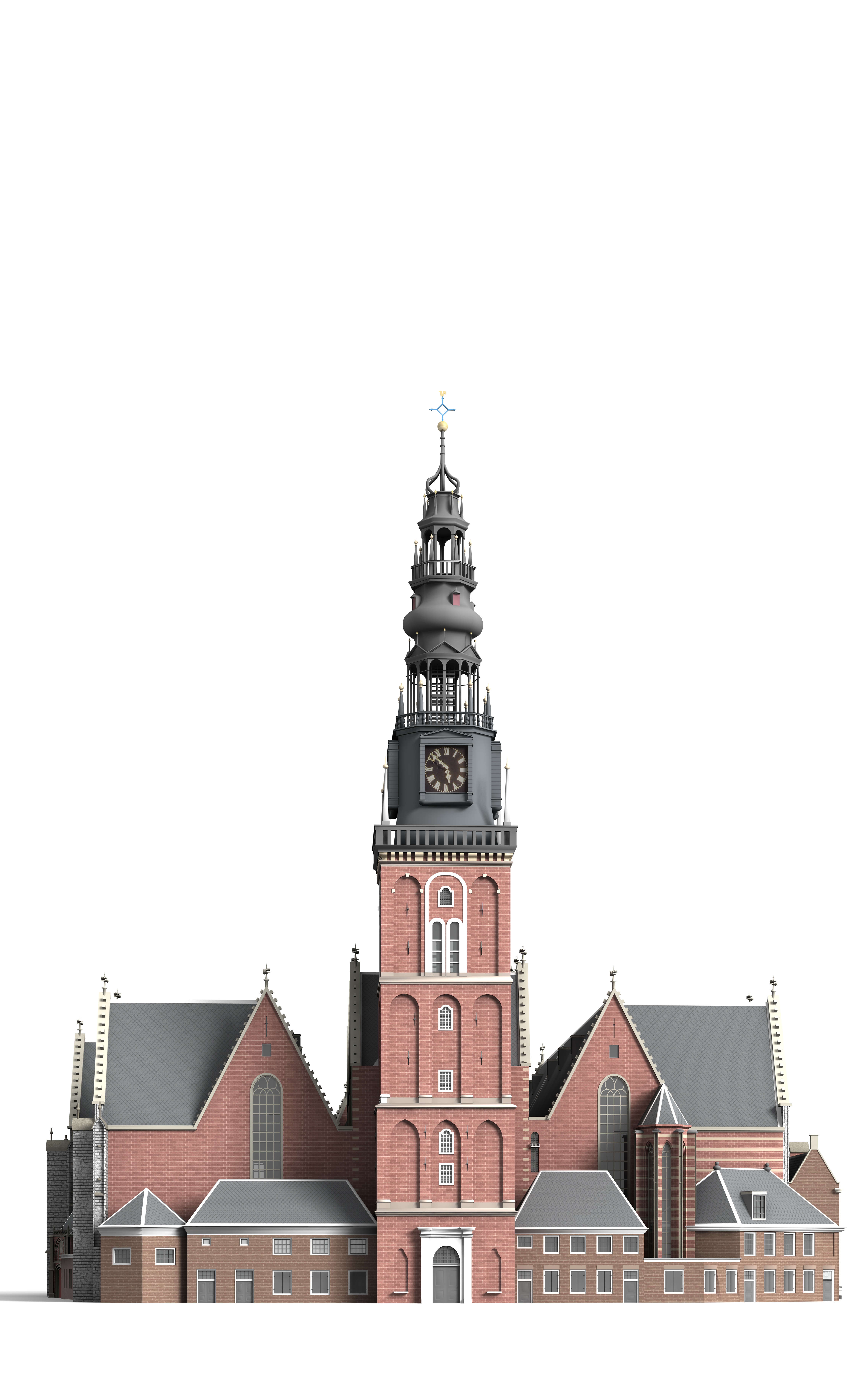 Oude Kerk 3D model_3