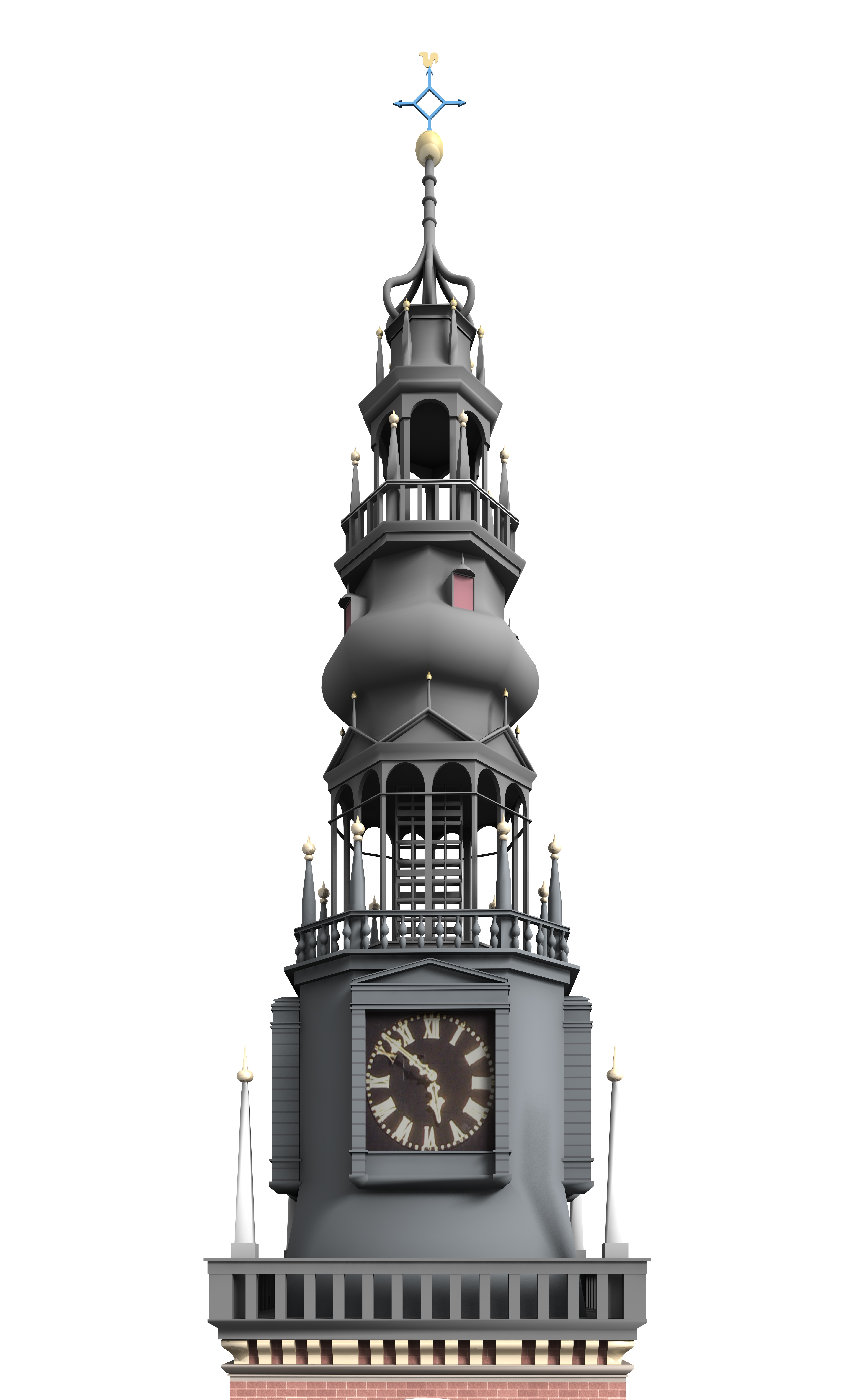 Oude Kerk 3D model_6