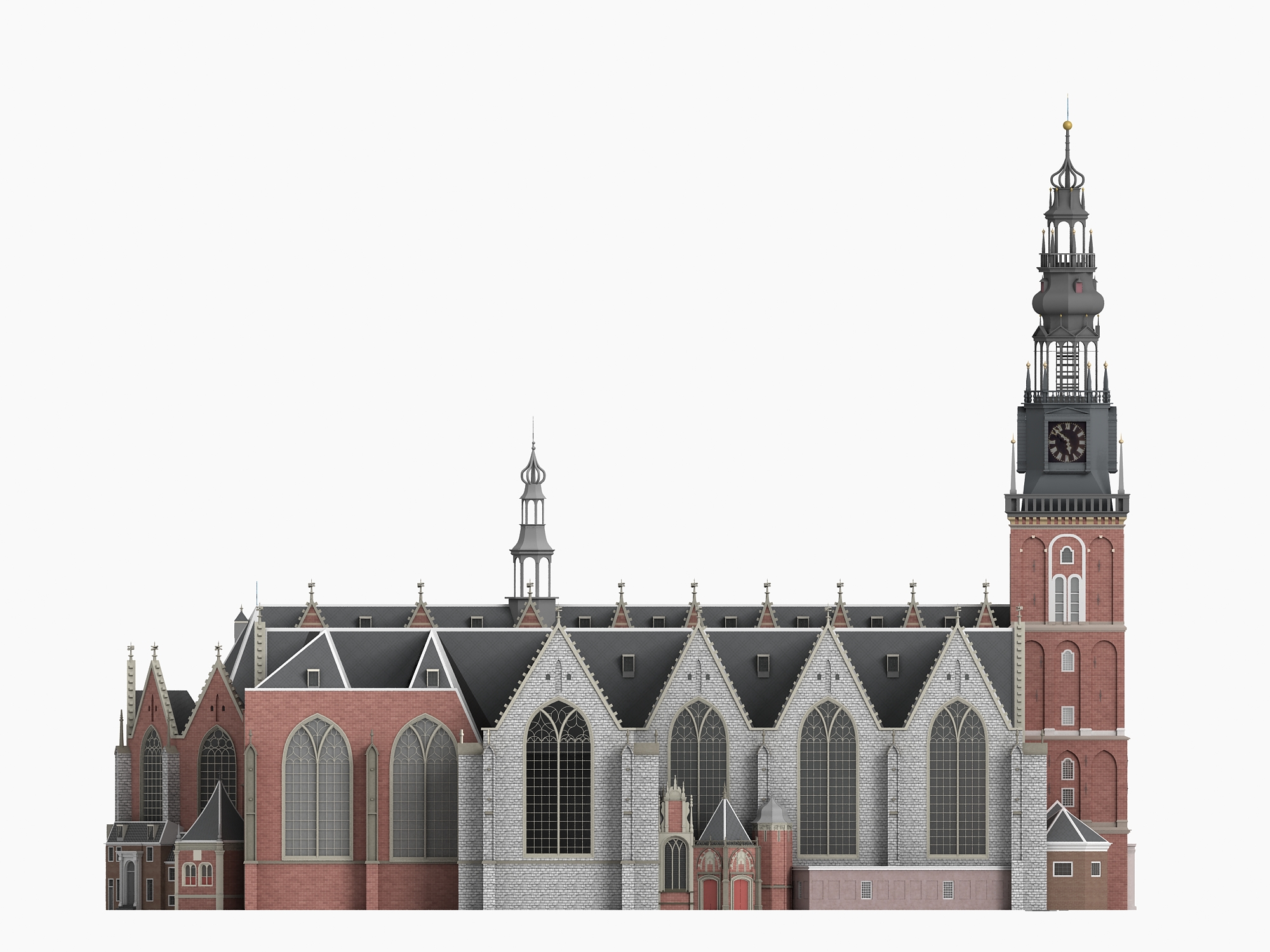 Oude Kerk 3D model_4