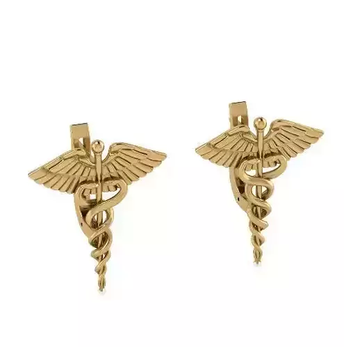 Earring caduceus Model 3690
