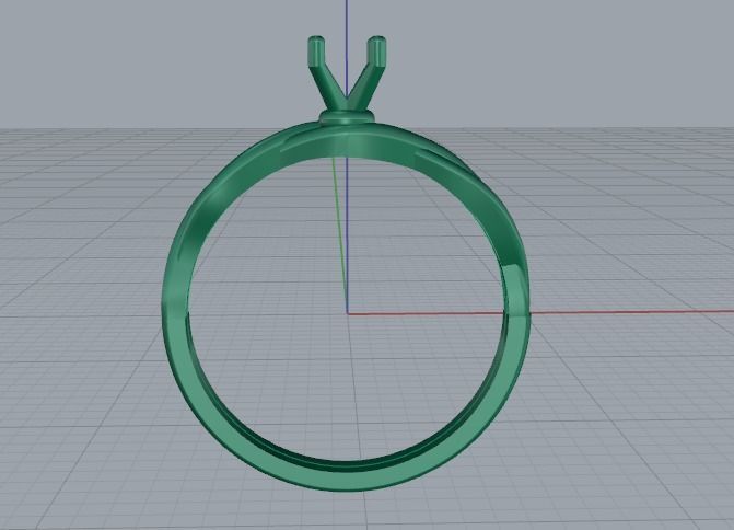 Engagement halo rings Model 3689 3D print model_3