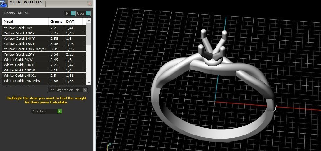 Engagement halo rings Model 3689 3D print model_8