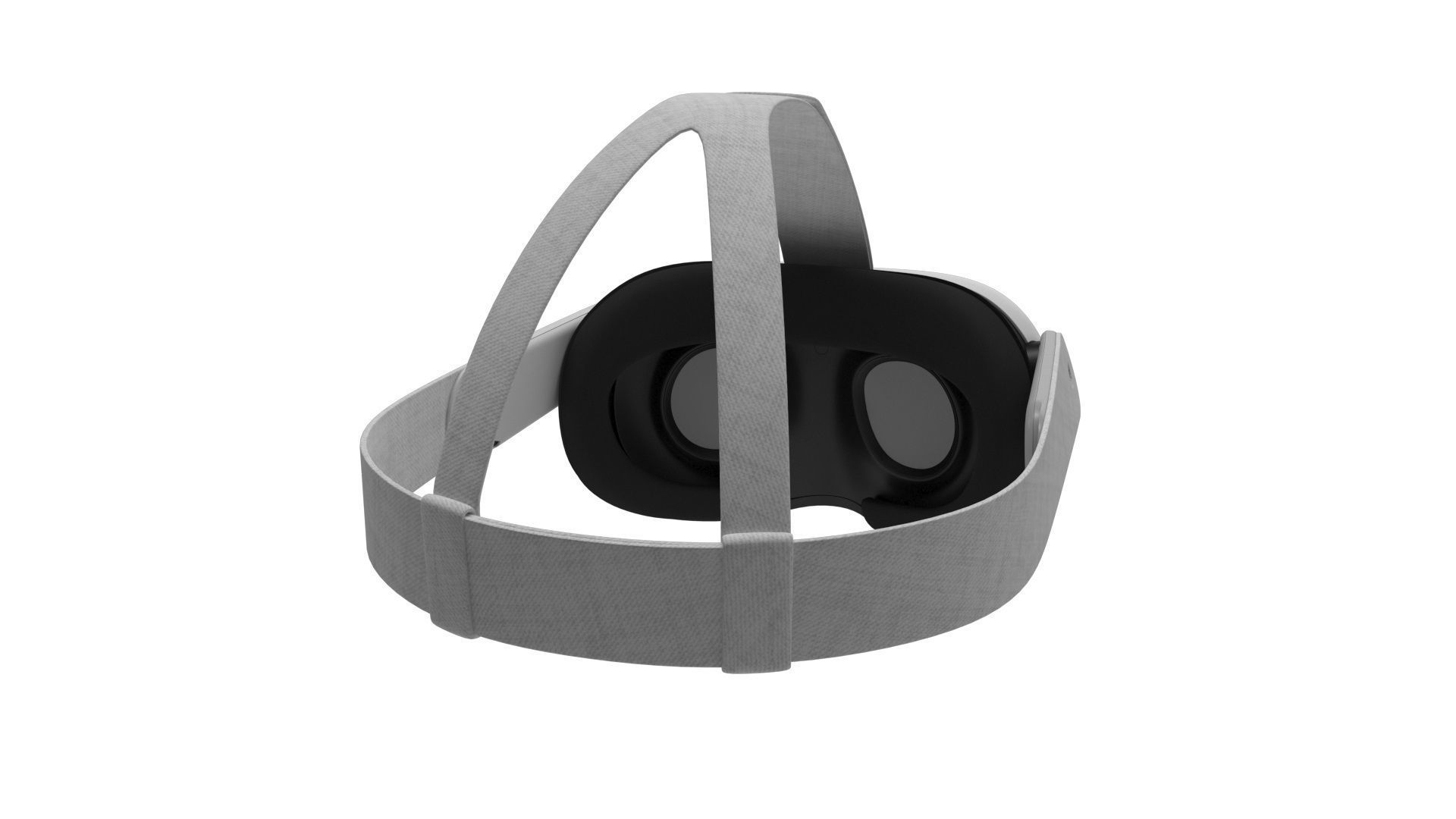 Meta Quest 3 with Controllers 3D model_10