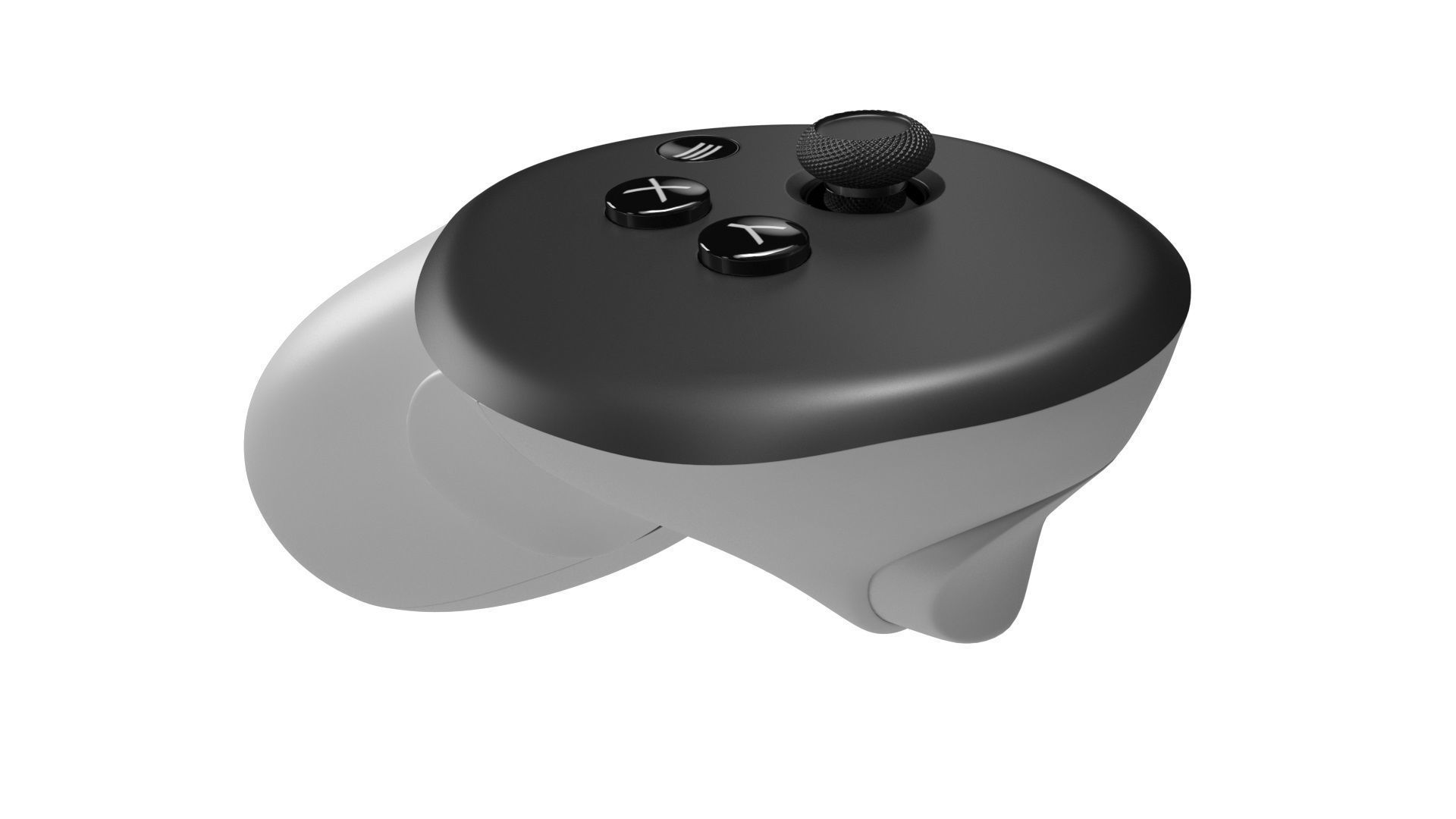 Meta Quest 3 with Controllers 3D model_31