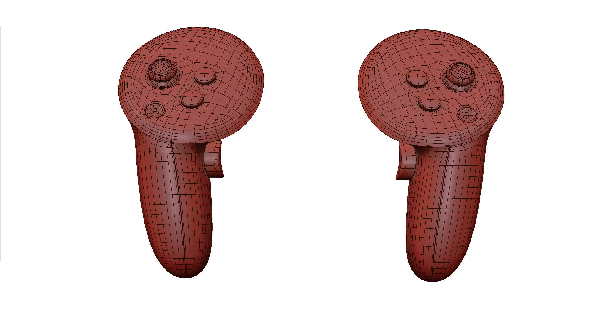 Meta Quest 3 with Controllers 3D model_41