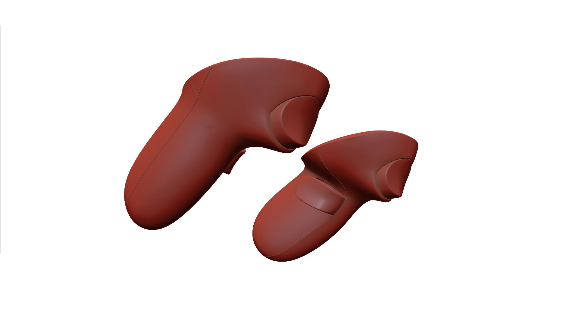 Meta Quest 3 with Controllers 3D model_38