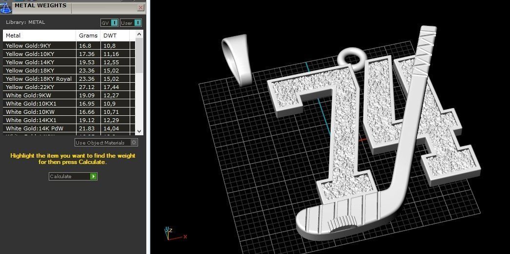 Pendant 74 Model 3671 3D print model_8