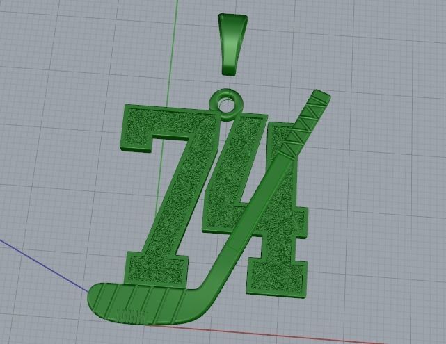 Pendant 74 Model 3671 3D print model_2