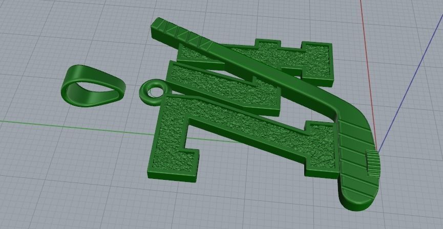 Pendant 74 Model 3671 3D print model_3