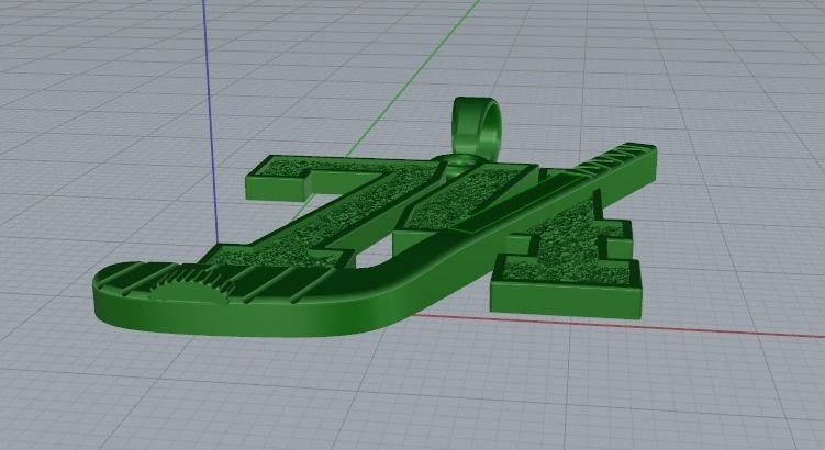 Pendant 74 Model 3671 3D print model_4