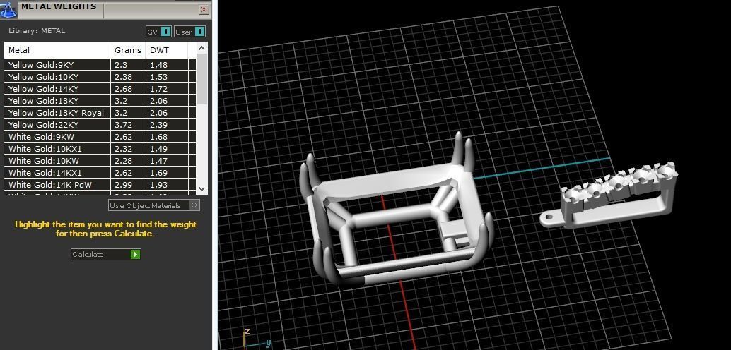 Set Earrings Pendant Ring Model 3669 3D print model_9