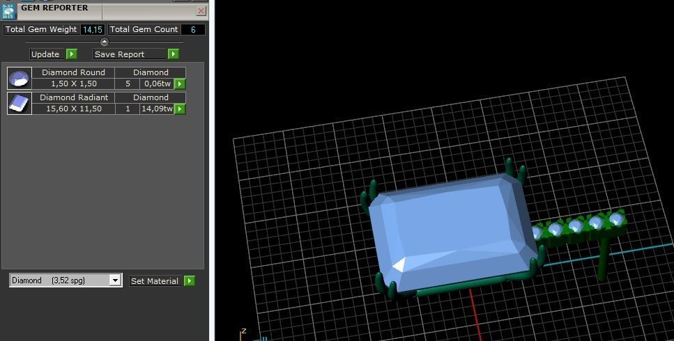 Set Earrings Pendant Ring Model 3669 3D print model_13