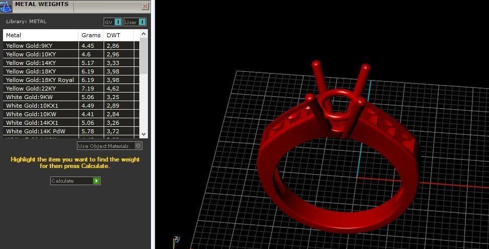 Engagement halo rings Model 3749 3D print model_8