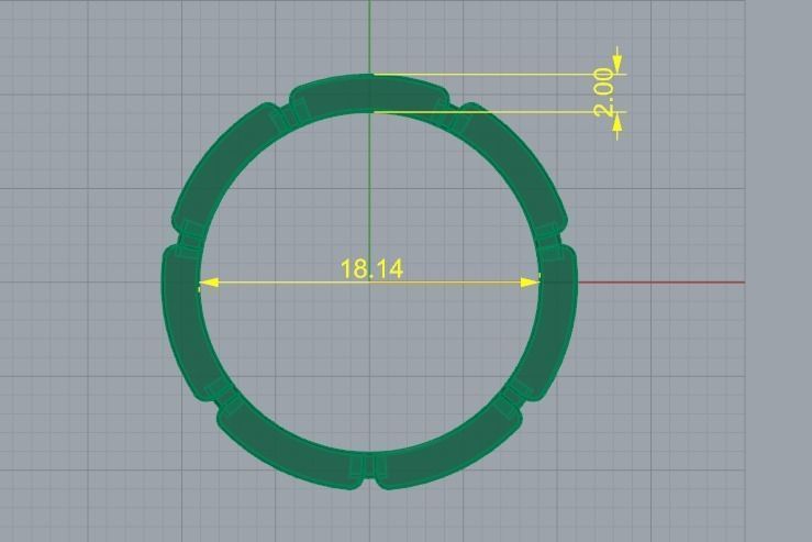 Ring Model 3746 3D print model_6