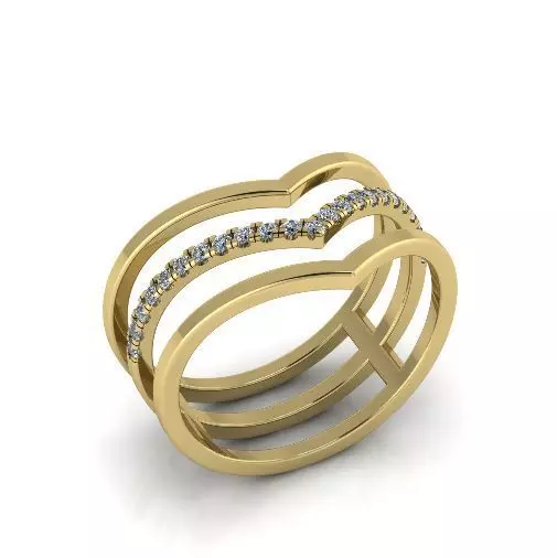 Arrow ring Model 3734 3D print model_0