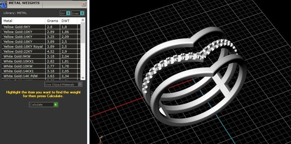 Arrow ring Model 3734 3D print model_9