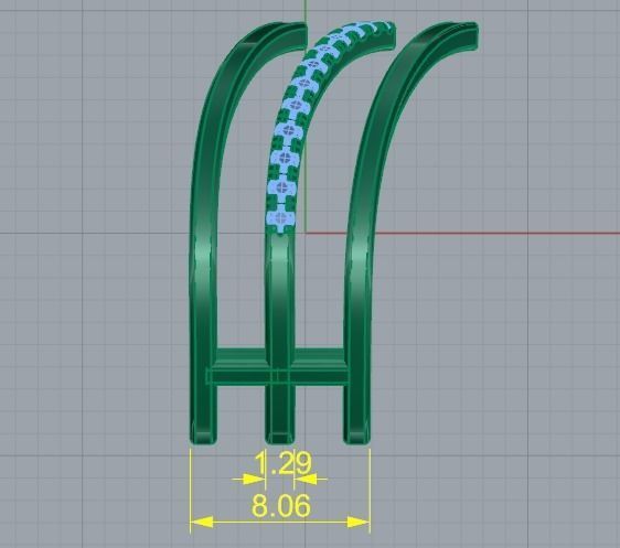Arrow ring Model 3734 3D print model_8