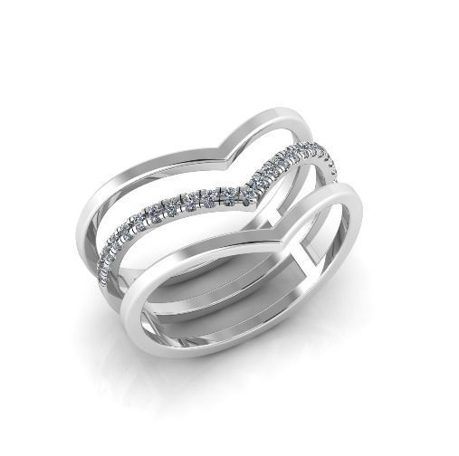 Arrow ring Model 3734 3D print model_1