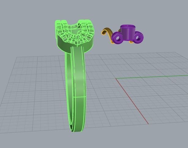 Ring messika Model 3733 3D print model_3