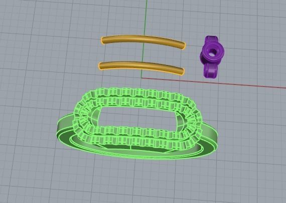 Ring messika Model 3733 3D print model_2