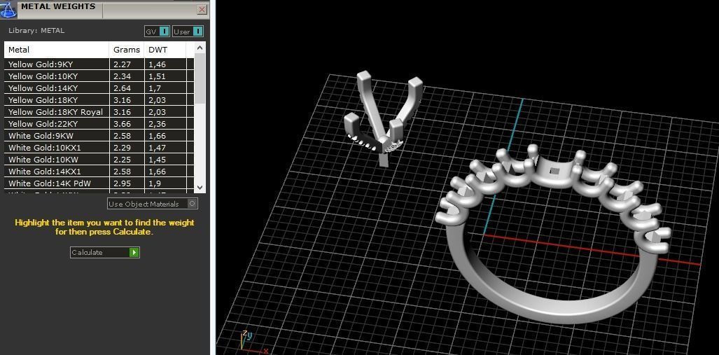 Engagement halo rings Model 3732 3D print model_7