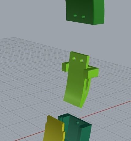 Bracelet bolt Model 3728 3D print model_4