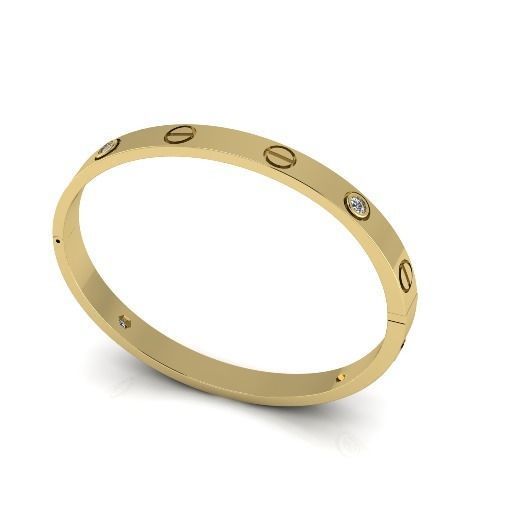 Bracelet bolt Model 3728 3D print model_1