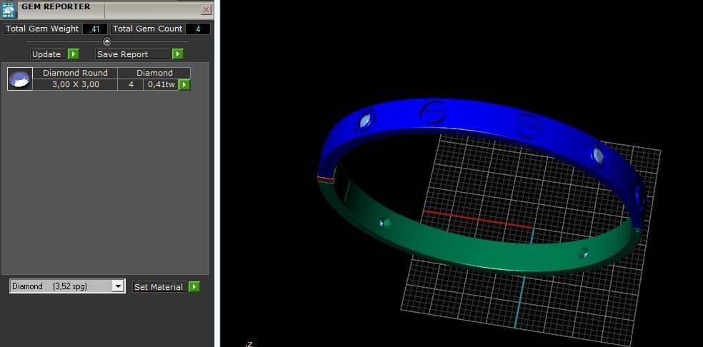 Bracelet bolt Model 3728 3D print model_10